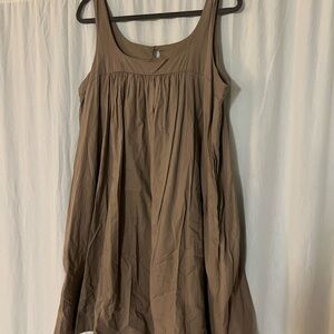 Old Navy Brown Gathered Sleeveless Blouse